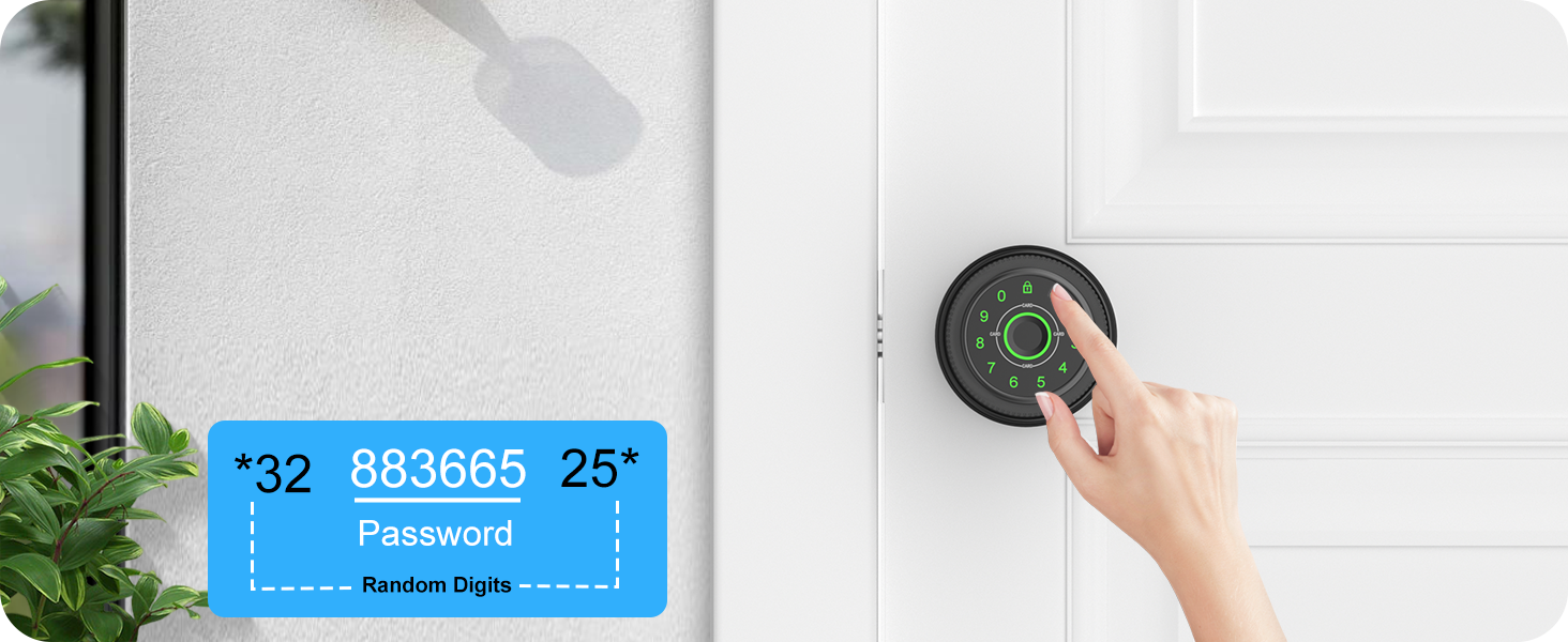 Password Door Knob Anti-Peeping code