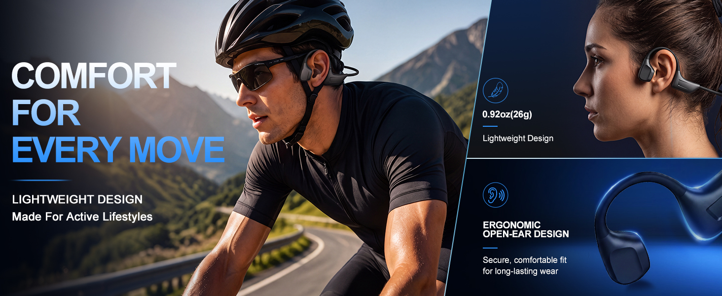 COMFORT FOR EVERYMOVE LIGHTWEIGHT DESIGN Made For Active Lifestyles