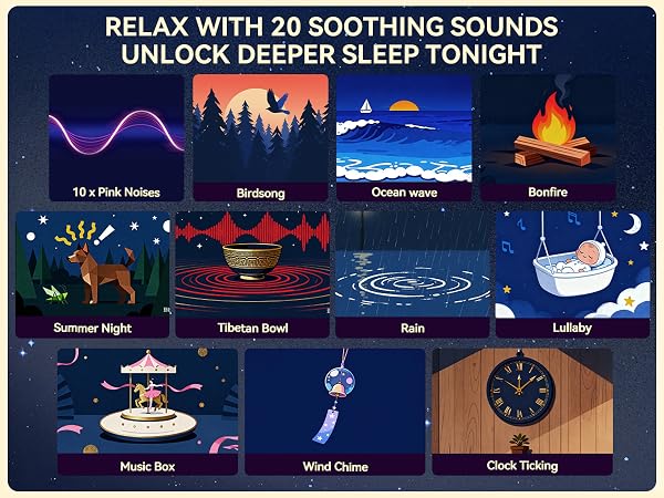 20 soothing sounds