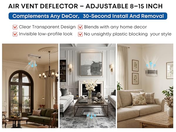 Direct airflow exactly where you want it. Maximum airflow, whisper-quiet