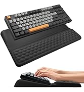 Luvzuni Wrist Rest with Keyboard Stand, Computer Wrist Support Pad, Ergonomic Keyboard Riser Hand...