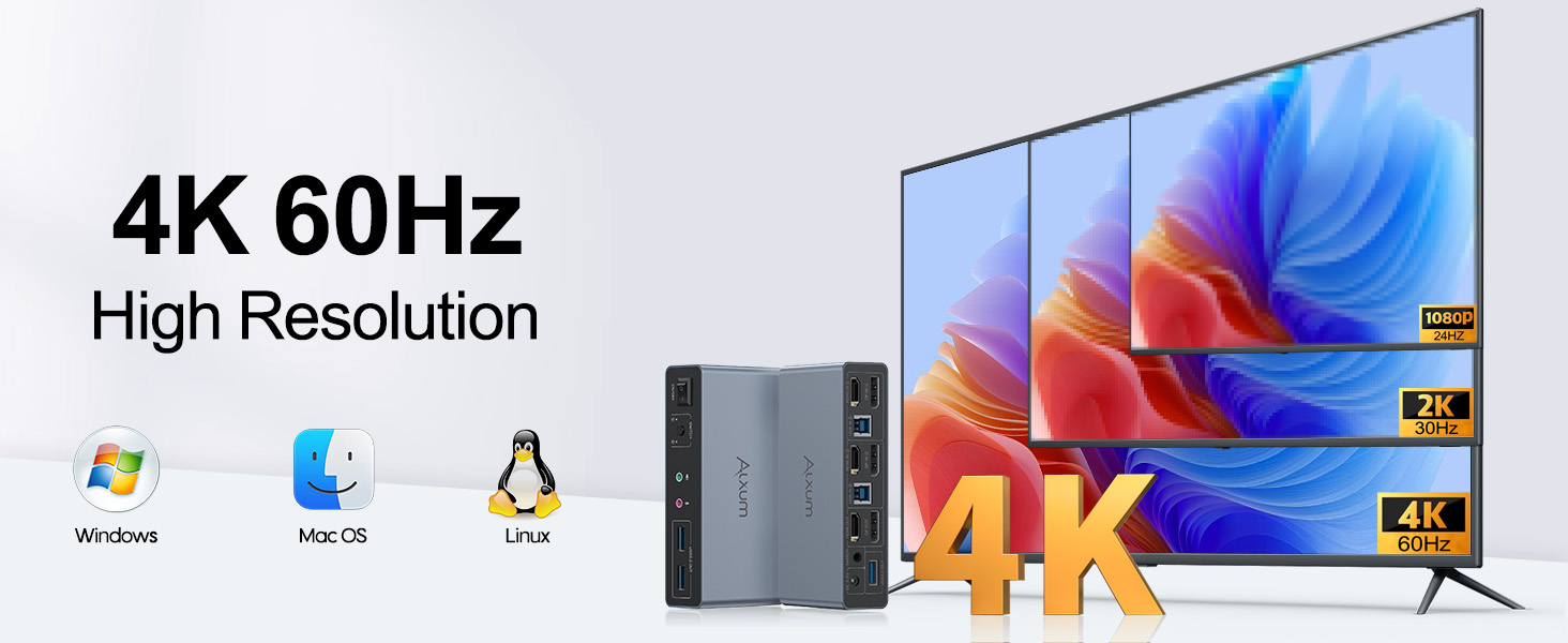 4K@60Hz High Resolution