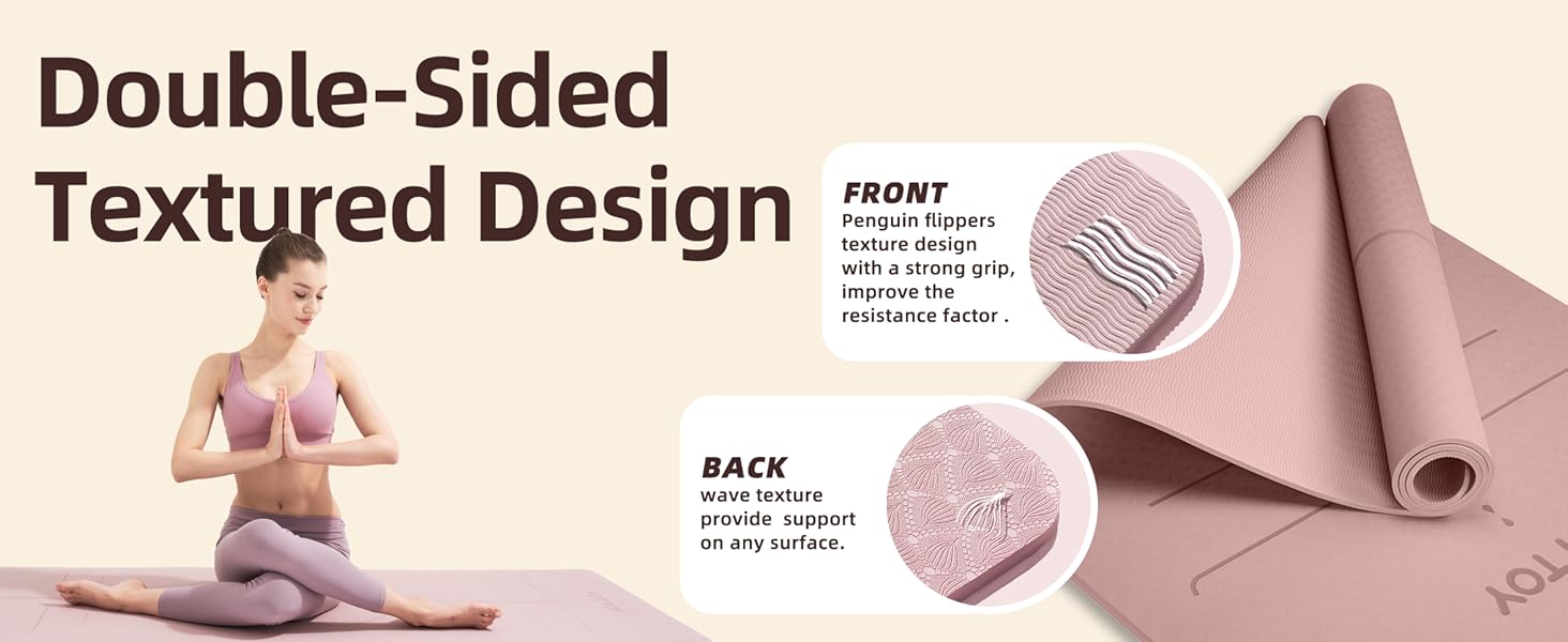 double side textured design