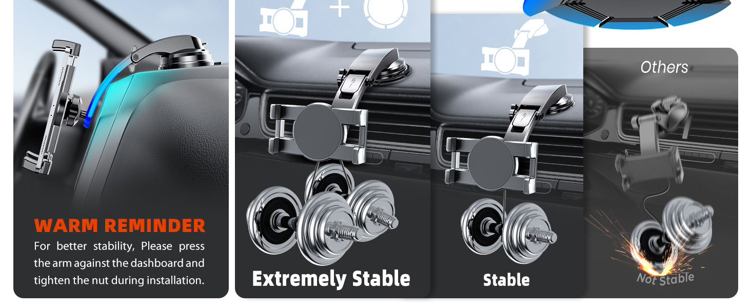 222 Dashboard Tablet Holder