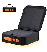 Sinvitron Camping Lantern, 5200mAh Rechargeable Lantern via Type-C and Solar Powered,1000LM, 5 Li...
