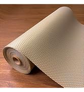 EVALAND Shelf Liners for Kitchen Cabinets Non-Adhesive 12" x 33 FT Beige Drawer Liner Non Slip, W...