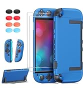 FYOUNG Upgrade Switch 2 Protective Case&amp;Screen Protector Set for Nintendo 3DS Games, Dockable Cov...
