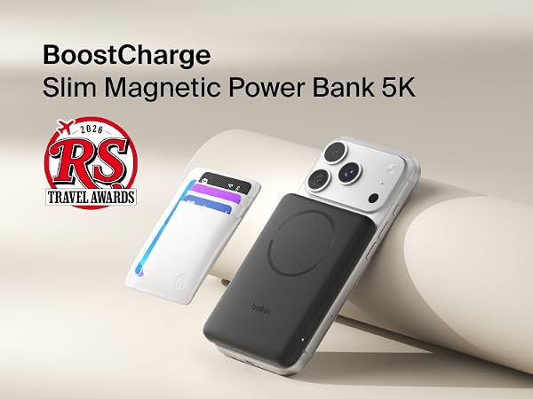 BoostCharge Slim Magnetic Power Bank 5K
