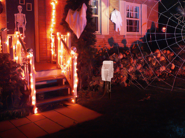 outdoor multi plug outlet waterproof outdoor christmas lights timer