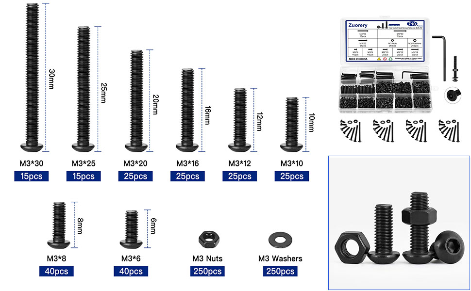 M3 Screw Assortment Kit