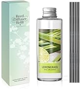 SCENTORINI Reed Diffuser Oil Refill, Lemongrass Diffuser Oil 6.76 Fl Oz, Natural Scented Essentia...