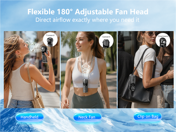 portable handheld fan