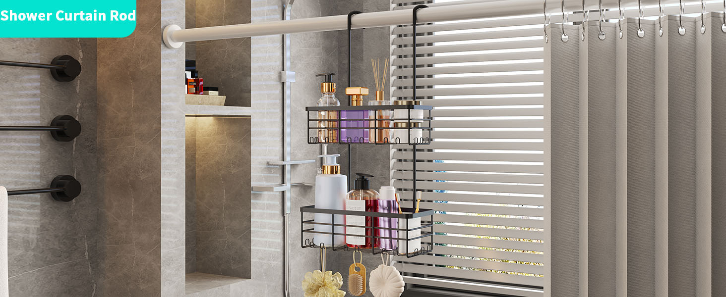 shower organizer hanging