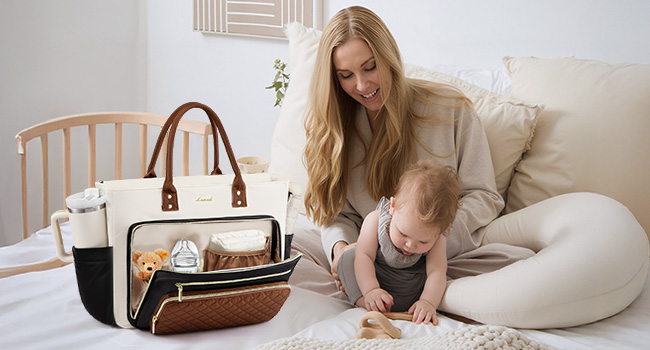 LOVEVOOK Teacher Laptop Tote Bag for Women Nurse Work With Large Cup Holder Computer Purses