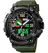 Gosasa Men's Watches Multi Function Military S-Shock Sports Watch LED Digital Waterproof Alarm Wa...