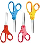 Kids Scissors,Children Scissors,Soft Comfort-Grip Handles Blunt Kids Safety Scissor,Great for Sup...