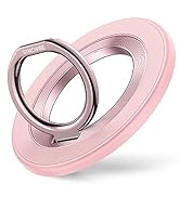 SYNCWIRE Magnetic Phone Ring Holder for MagSafe, 360° Rotation Cell Phone Grip Stand Finger Ring ...
