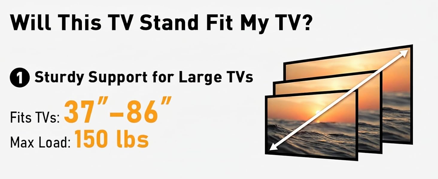 Tv stand legs