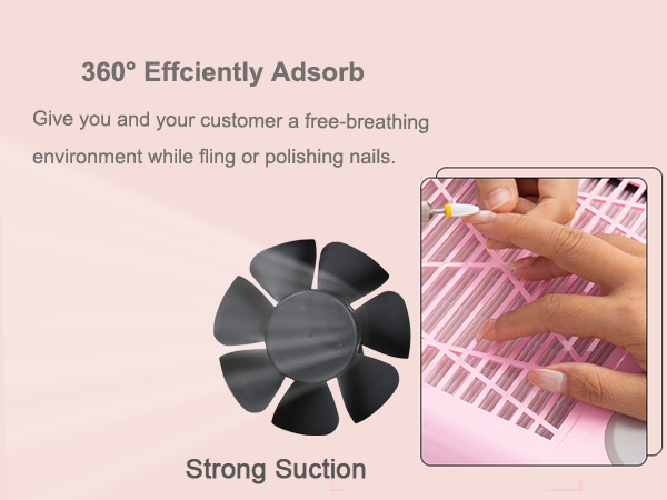 Nail Dust Collector Machine