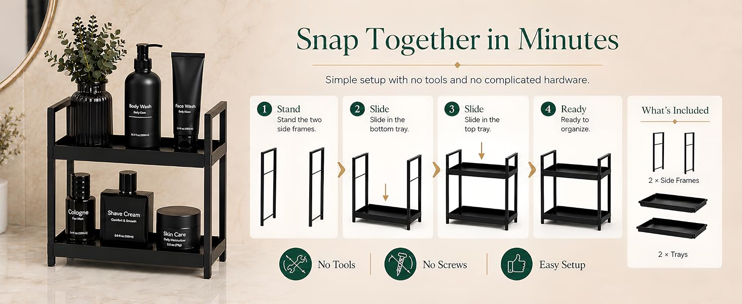 Skincare Organizer Countertop
