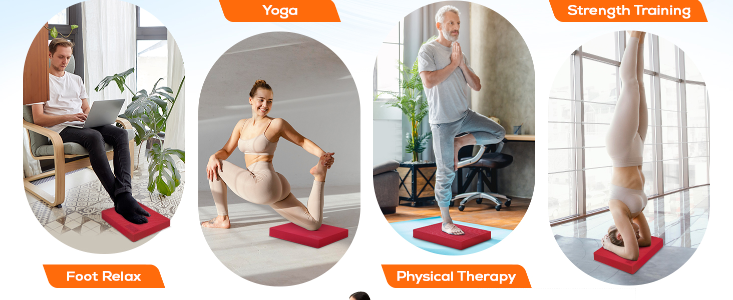 foam balance board physical therapy, exercise foam block, foam balance beam