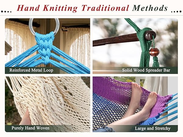 hand knitting woven chair