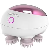 AIBOKEE Electric Scalp Massager, Portable Head Massager Scalp Stress Relax,IPX7 Waterproof Rechar...