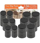Fursafe&amp;Q Non Slip Furniture Pads, Self Adhesive Rubber Anti Skid Pads - Furniture Grippers for H...