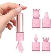 6 in1 Handheld Wand Massager - Powerful Mini Waterproof &amp; Rechargeable Vibration Massager - for F...