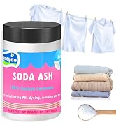 Eyaeyao Pure Washing Soda, 8 oz (226g) - Natural Sodium Carbonate, Laundry Booster, Soda Ash, Mul...