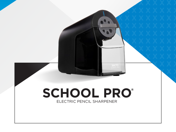 school pro electric pencil sharpener teacher classroom student write test journal art study homework