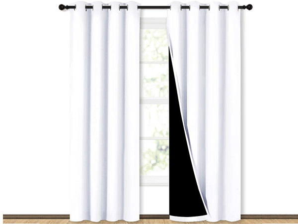 100% blackout curtains
