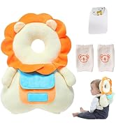 Baby Head Protector, Adjustable Baby Head Protection Backpack with Baby Knee Pads for Walking &amp; C...