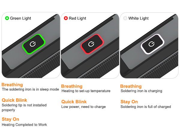 led soldering iron features a unique Dual-Mode design
