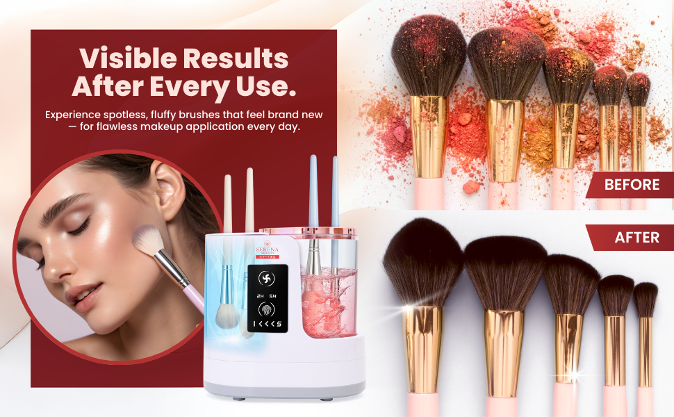 makeup brush cleaner machine