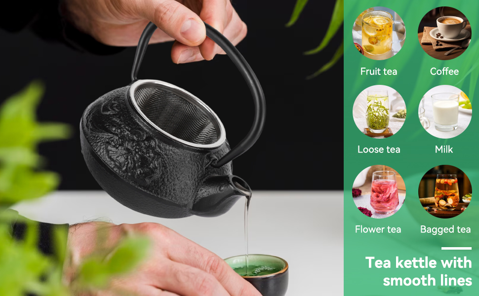 Vintage Tea Kettle Cast Iron