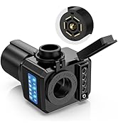 MICTUNING 7 Way to 4 and 5 Way Trailer Light Adapter, 7 Pin RV Blade to 4/5 Pin Flat 12V Power Ad...