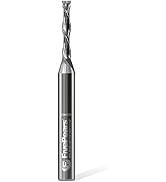FivePears Up&amp;Down Cut Compression Spiral Router Bit for CNC, 1/8 inch Cutting Diameter and 3/4 in...