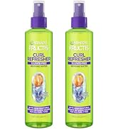 Garnier Fructis Curl Refresher Reviving Water Spray, Sulfate Free, 8.5 Fl Oz, 2 Count (Packaging ...