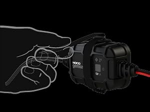 car battery charger 12v 6v automotive trickle maintainer wheeled wheels desulfation universal rv