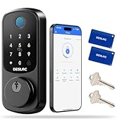 DESLOC B200 Fingerprint Smart Door Lock, Keyless Entry Deadbolt | 8-in-1 Keyless Entry, Touchscre...