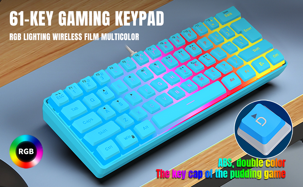 61 key gaming keyboard