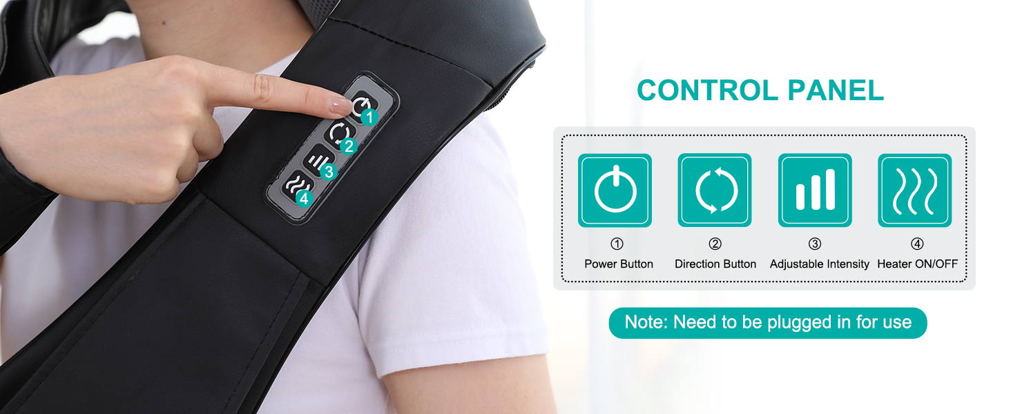 neck massager for pain relief deep tissue