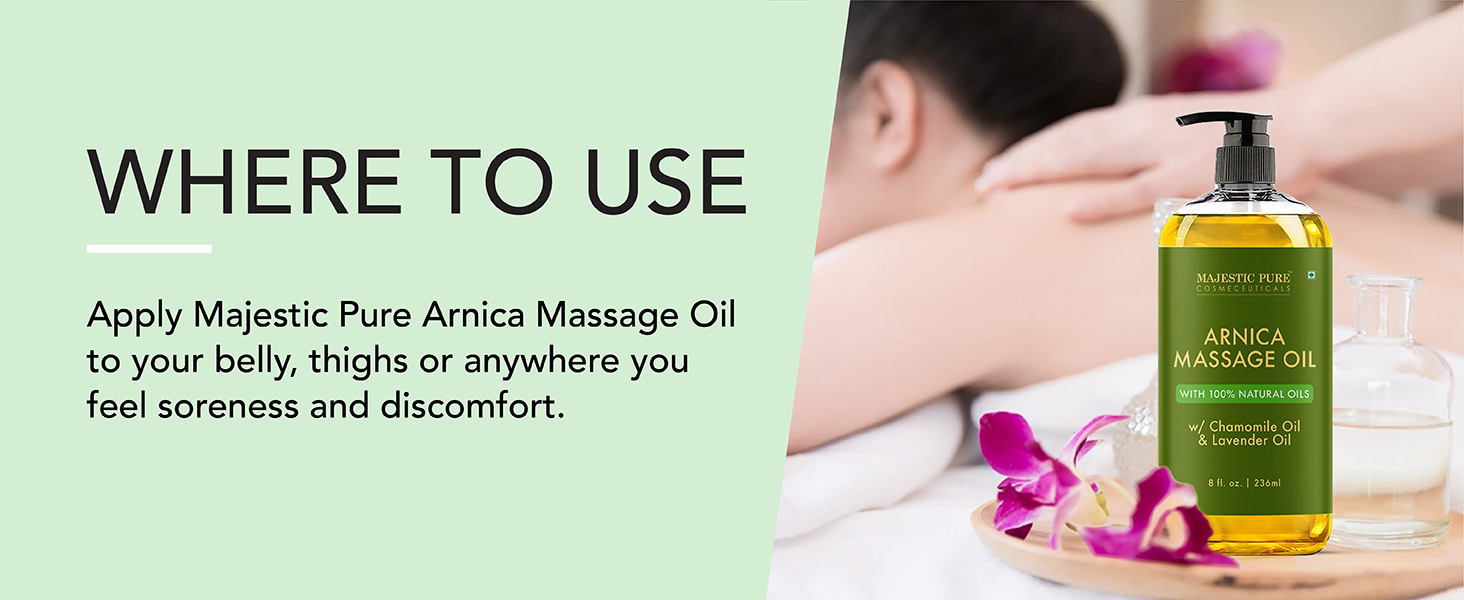 Massage Oil, Arnica Massage Oil