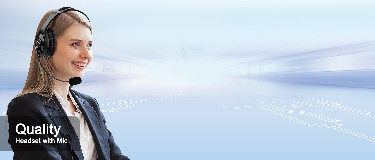 usb headphone with microphone for office