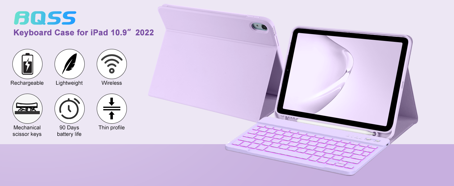Keyboard Case for iPad 9th Generation 