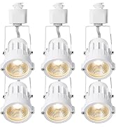 ELEGLO 12W H Track Lighting Heads,LED Track Lights Fixtures for Accent Retail Artwork,3000K Warm ...