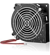 GDSTIME Waterproof 120mm x 32mm 12V DC Blower IP67 Fan 2 Pin, Dual Ball Bearing Squirrel Cage Bru...