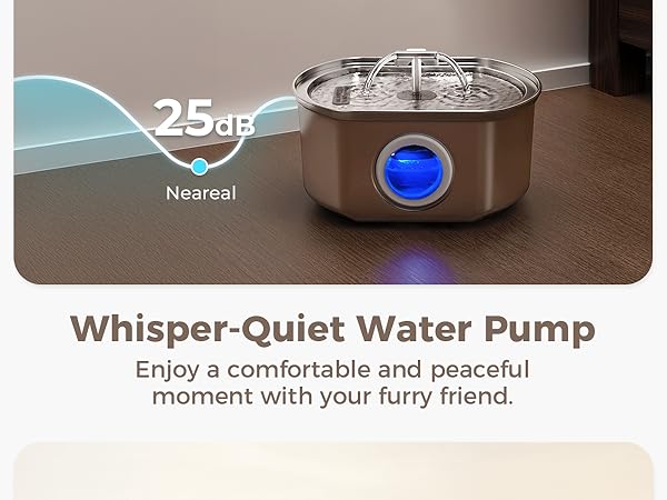 cat fountain stainless steel