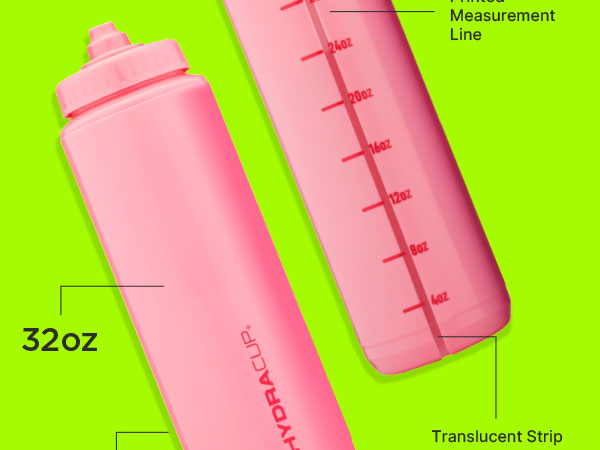Hydra Cup Sport 32 oz Squeeze Water Bottles